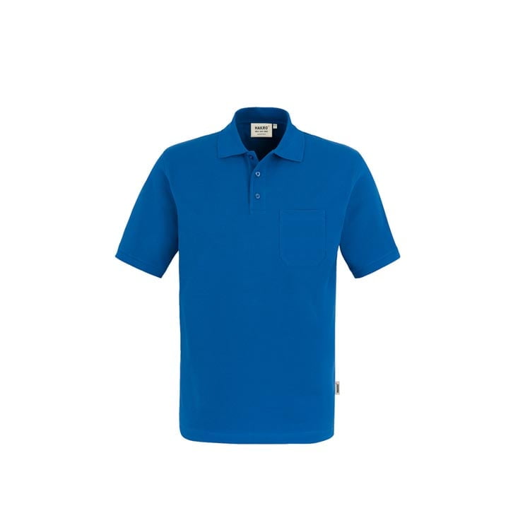 Royal Blue - Koszulka polo Top z kieszonką 802