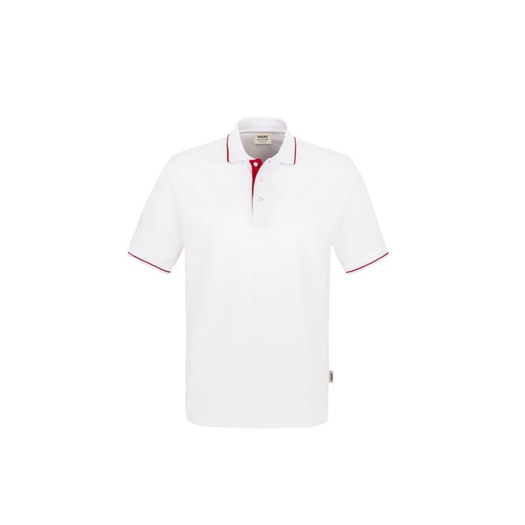 White - Męska koszulka polo Casual 803