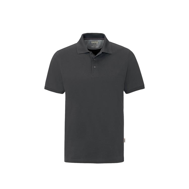 Anthracite - Męska koszulka polo Cotton Tec 814