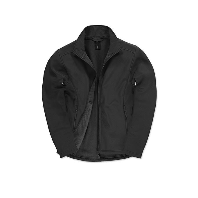 schwarz softshells bestickt
