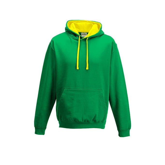 Kelly Green/Sun Yellow - Bluza z kapturem Varsity Hoodie