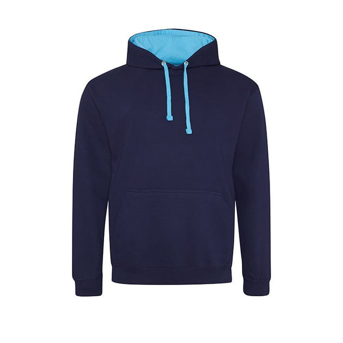 Oxford Navy/ Hawaiian Blue - Bluza z kapturem Varsity Hoodie