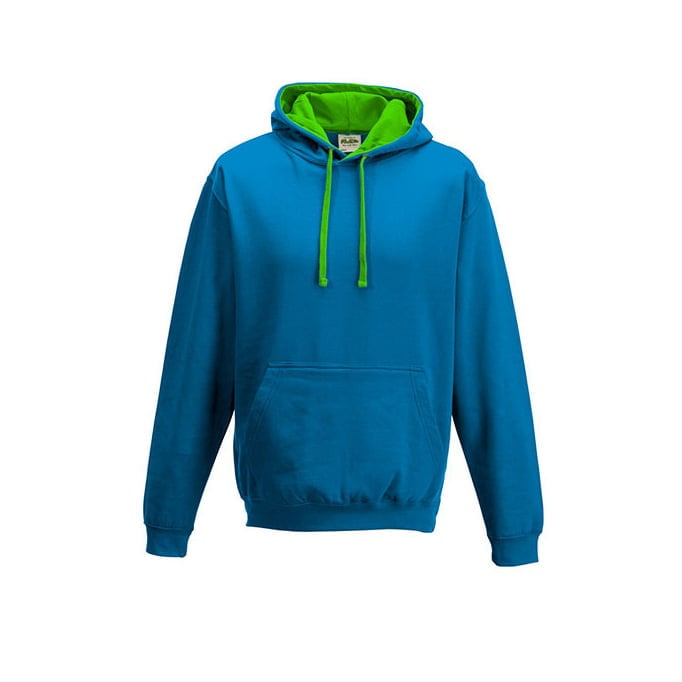 Sapphire Blue/Lime Blue - Bluza z kapturem Varsity Hoodie