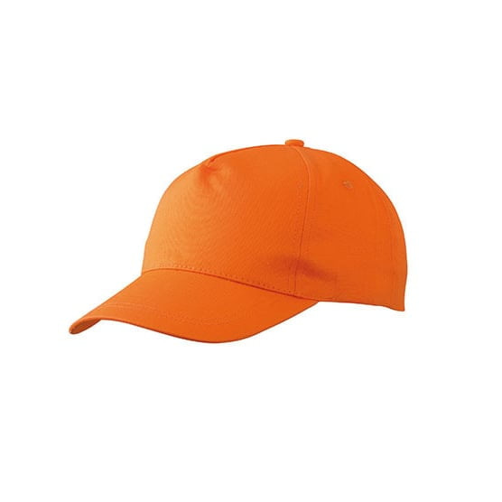 pomarańczowa czapka reklamowa