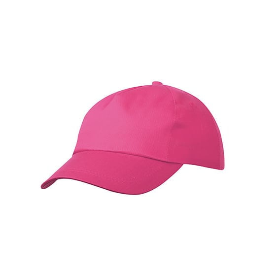 różowa czapka reklamowa