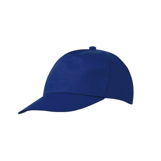 niebieska czapka reklamowa