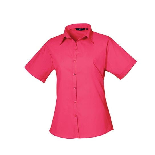 Hot Pink - Damska bluzka Easy-Care