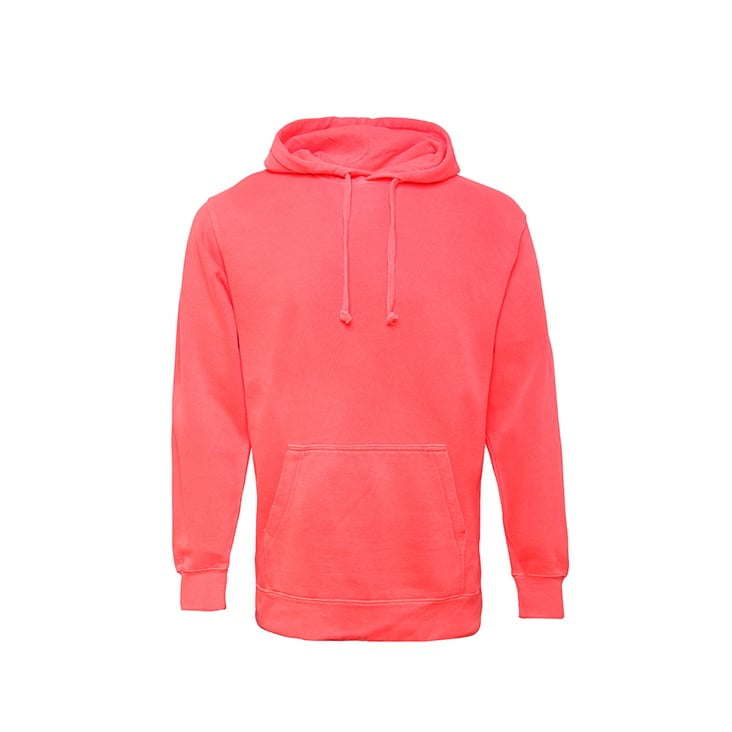 Neon Red Orange - Męska bluza Hooded CC