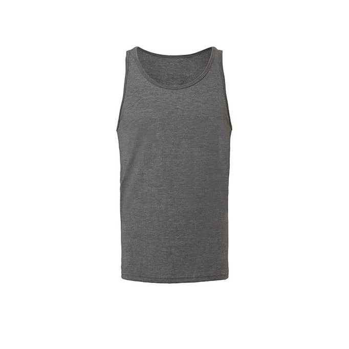 Grey Triblend (Heather) - Koszulka Tank Top 3480