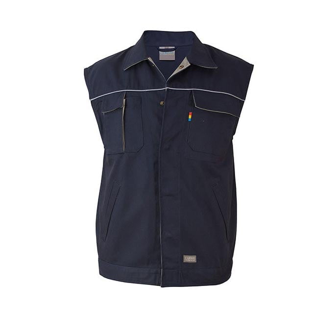 Navy - Contrast Work Vest