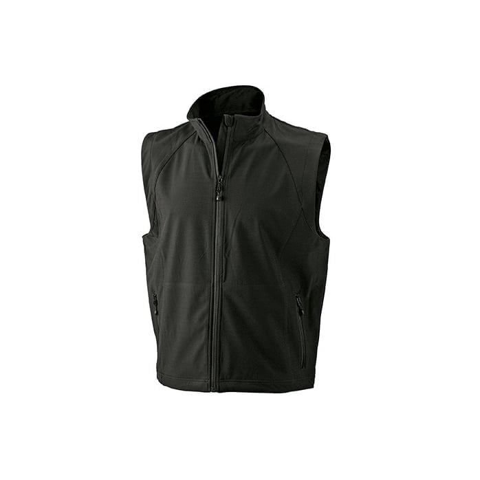 Black - Męska kamizelka softshell JN1022