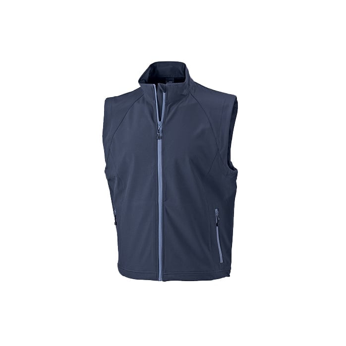 Navy - Męska kamizelka softshell JN1022