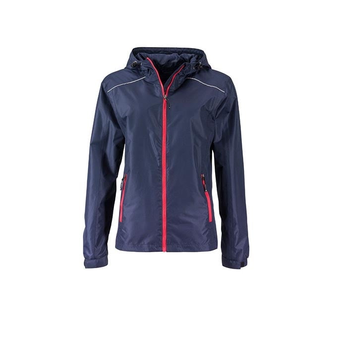 Navy - Ladies` Rain Jacket