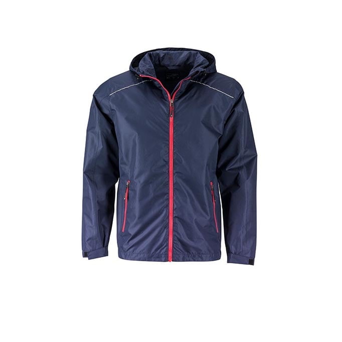 Navy - Mens` Rain Jacket