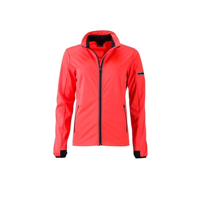 Bright Orange - Ladies` Sports Softshell Jacket