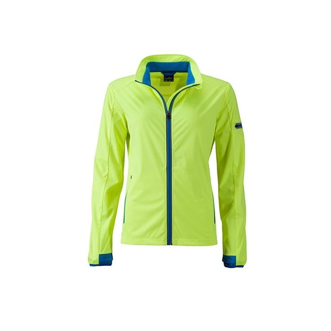 Bright Yellow - Ladies` Sports Softshell Jacket