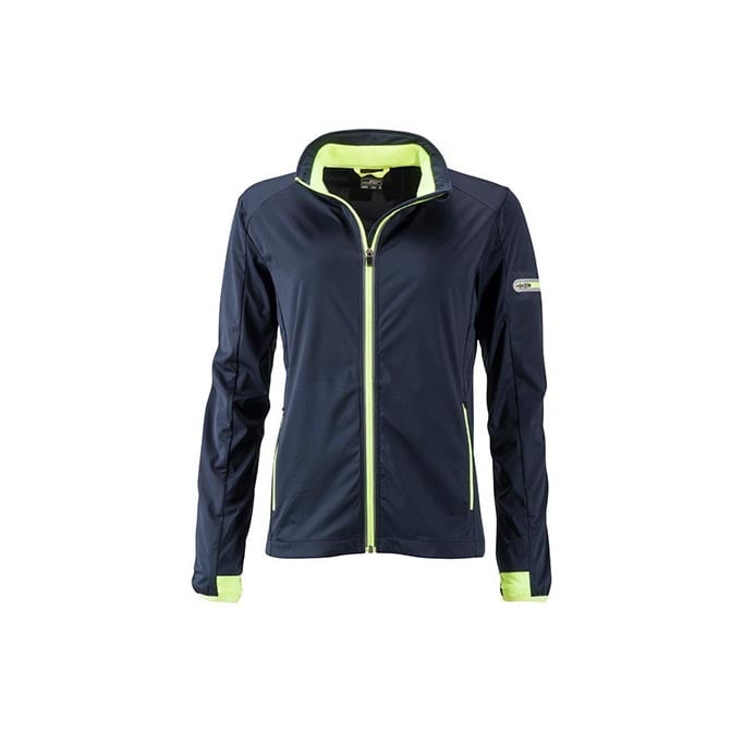 Navy - Ladies` Sports Softshell Jacket