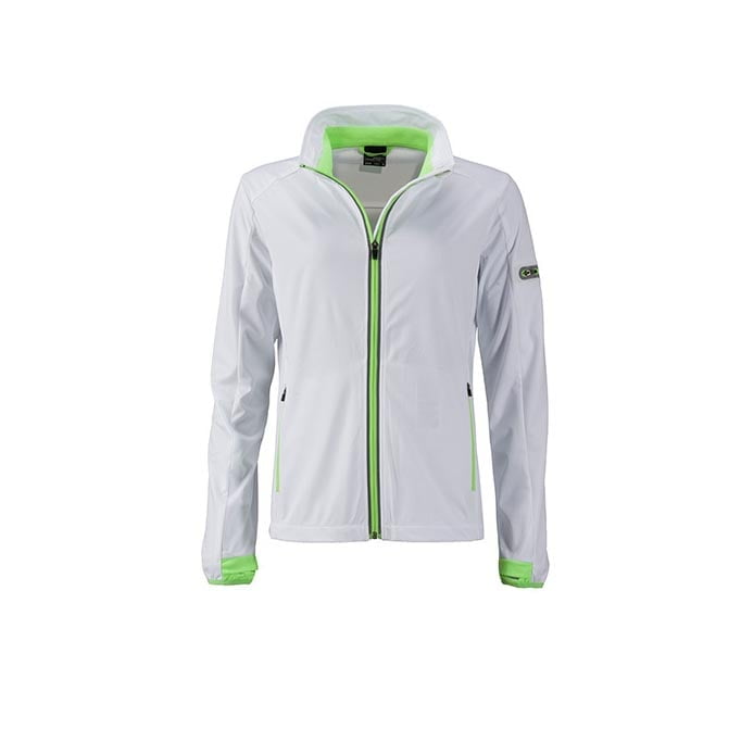 White - Ladies` Sports Softshell Jacket