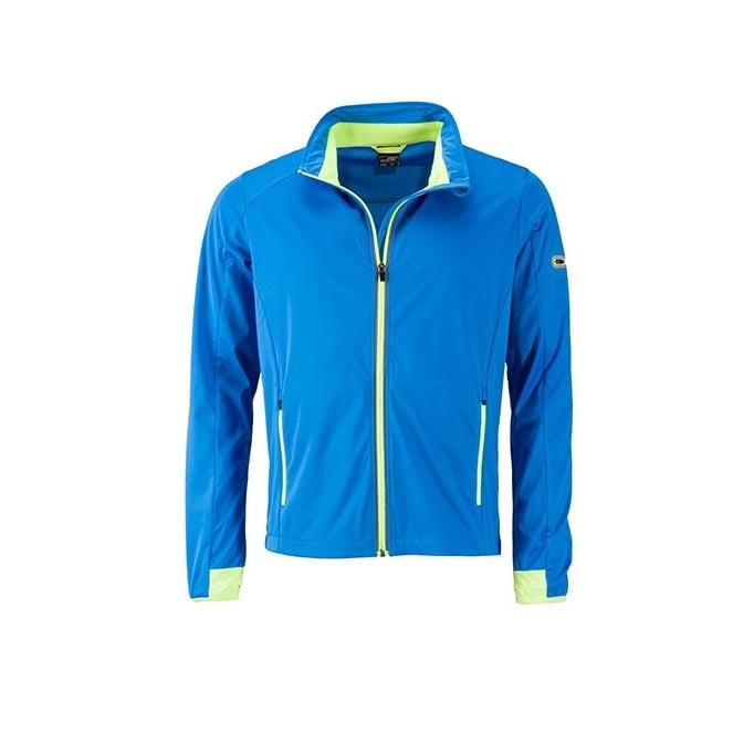 Bright Blue - Men`s Sports Softshell Jacket