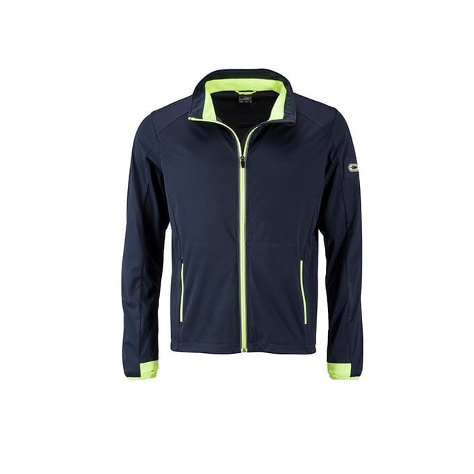 Navy - Men`s Sports Softshell Jacket