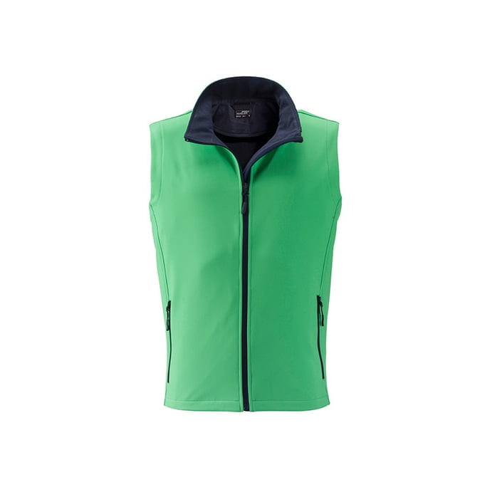 Green - Męska kamizelka softshell Promo