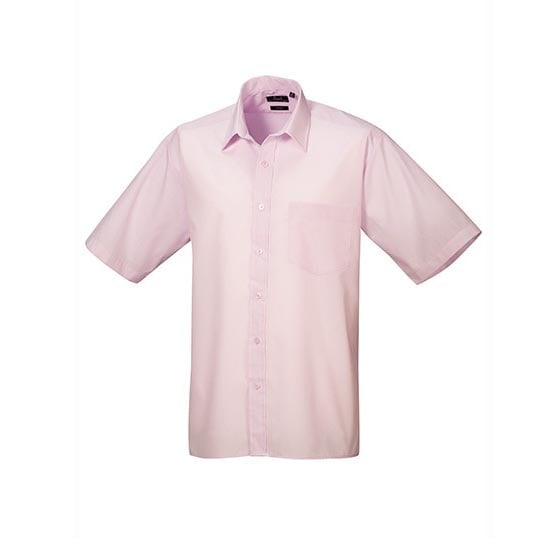 Pink - Męska koszula Easy-Care