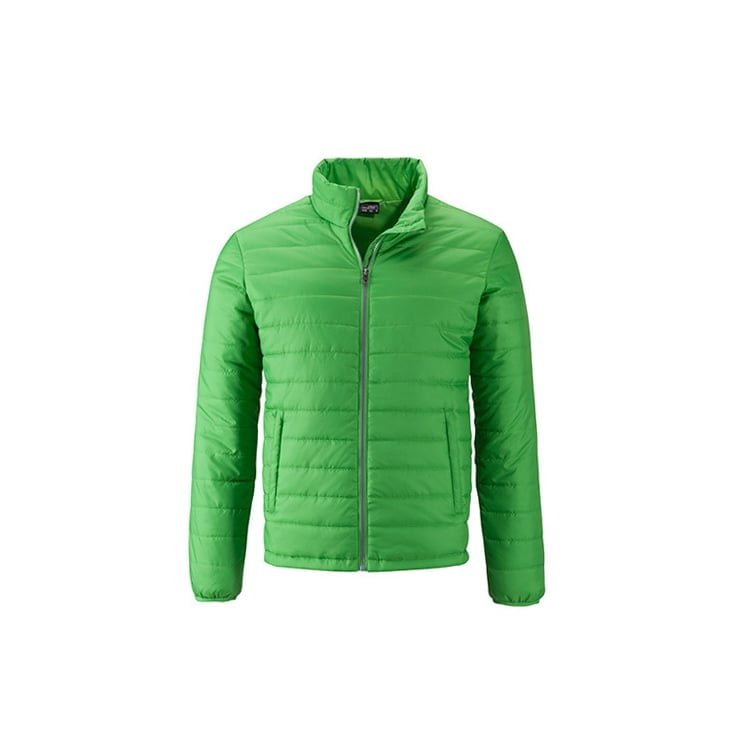 Green - Męska kurtka pikowana JN1120