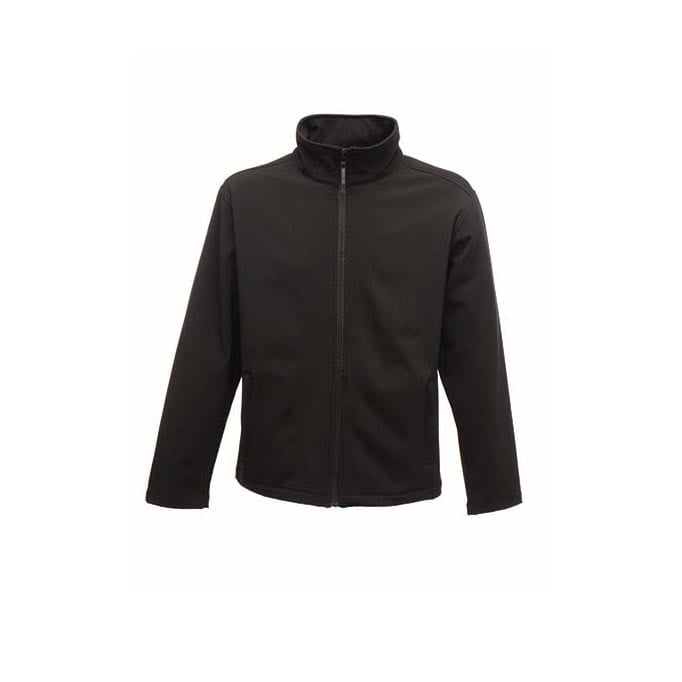 czarny softshell z nadrukiem