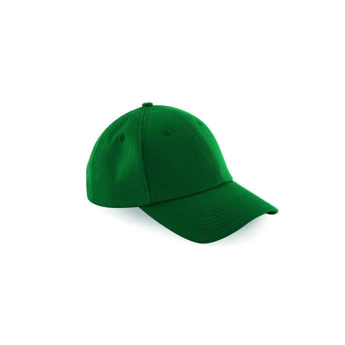 zielona czapka reklamowa z haftem