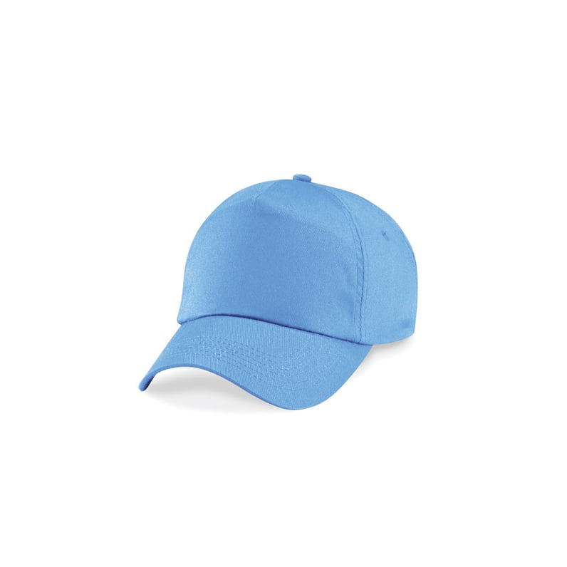 jasnoniebieska czapka 5-panelowa Beechfield
