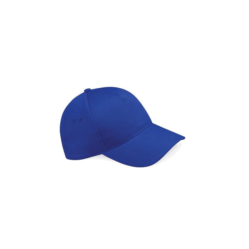niebieska reklamowa czapka 5-panelowa