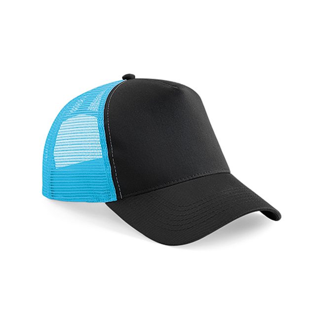 Black/Surf Blue - Czapka Trucker Snapback