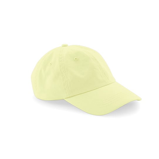 żółta czapka dad hat beechfield