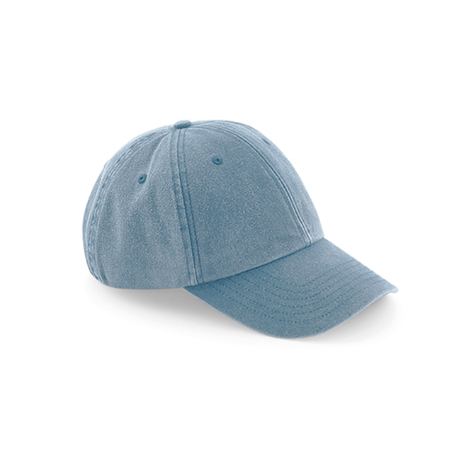 Vintage Light Denim - Niskoprofilowa czapka Dad Hat Vintage