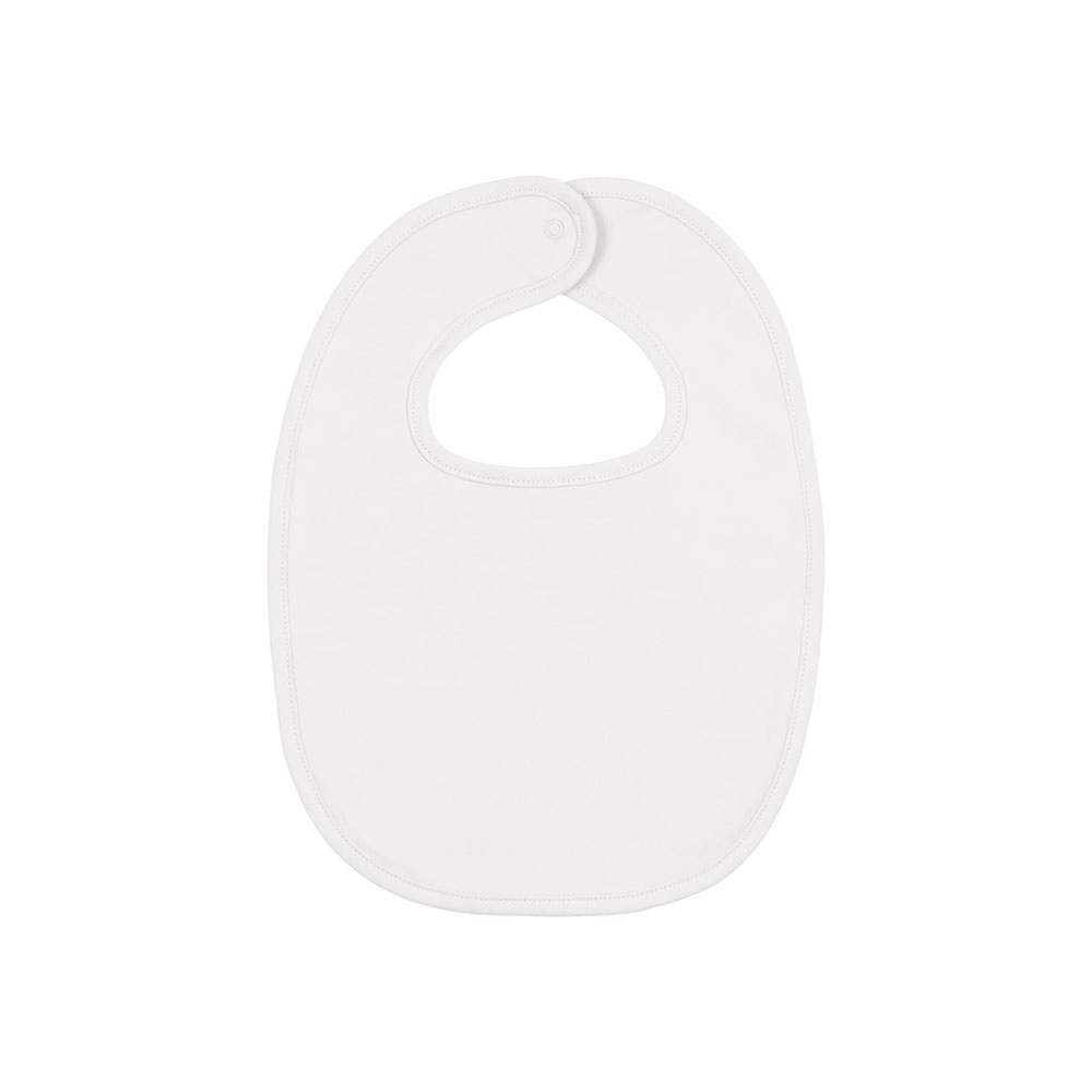 Biały - Baby Bib