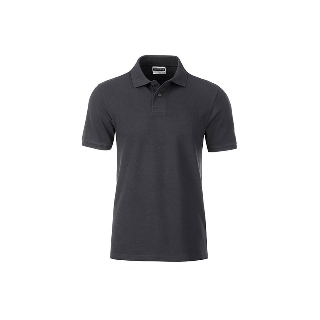Graphite (Solid) - Męska koszulka polo Basic