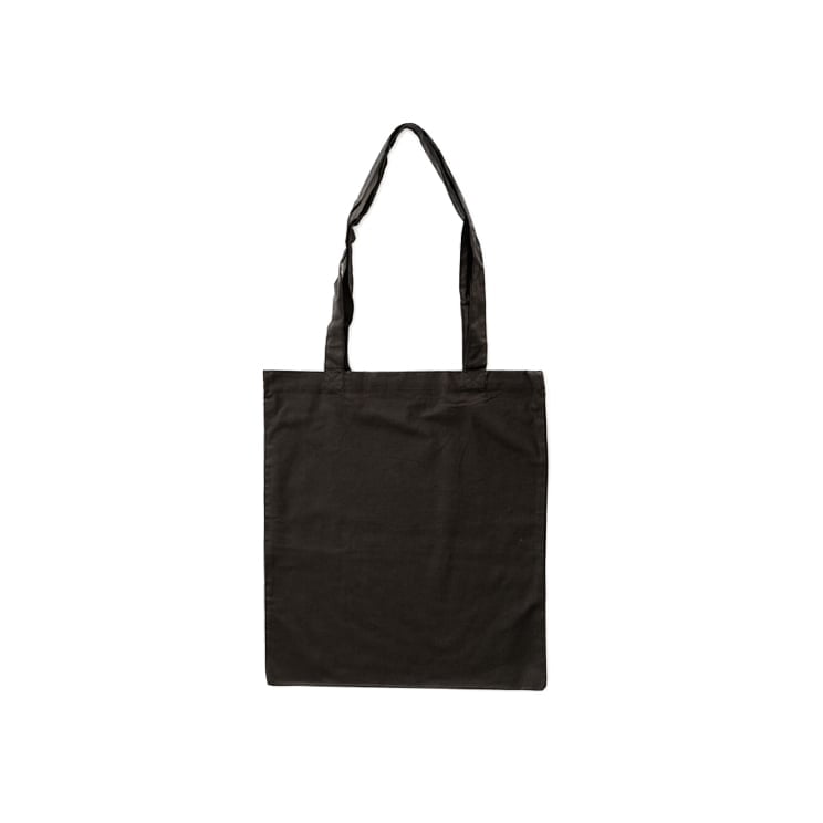 Black - Cotton bag, long handles