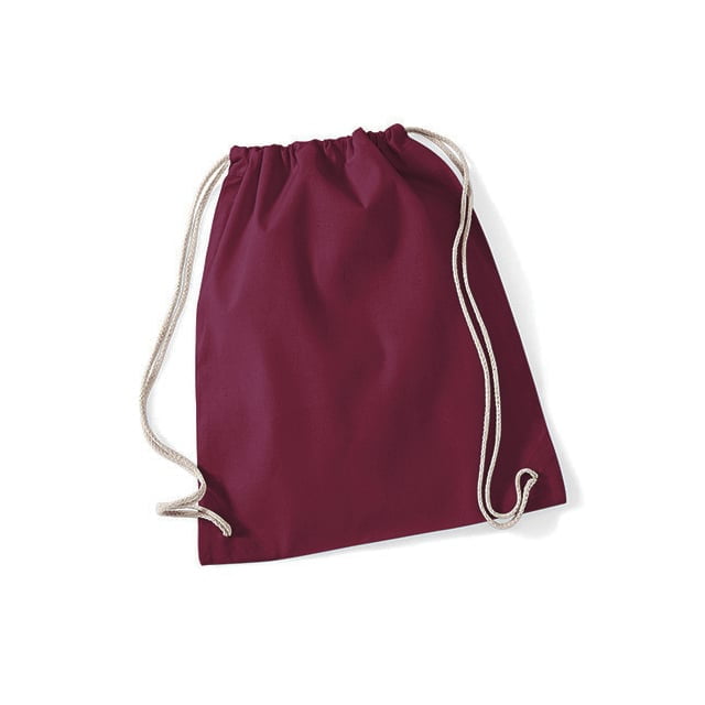 Burgundy - Worek festiwalowy Cotton Gym