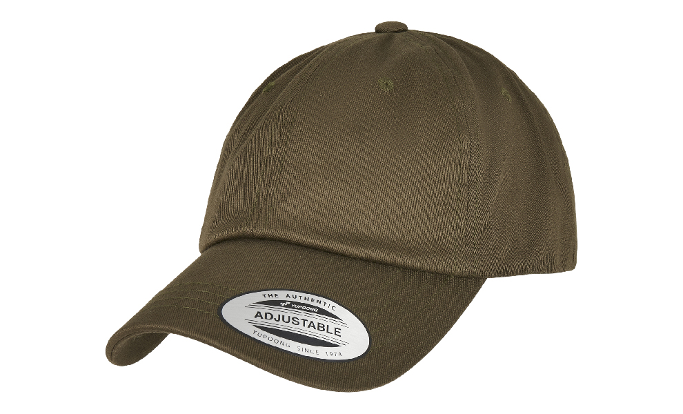 Burnt Olive - Czapka z bawełny organicznej Dad hat