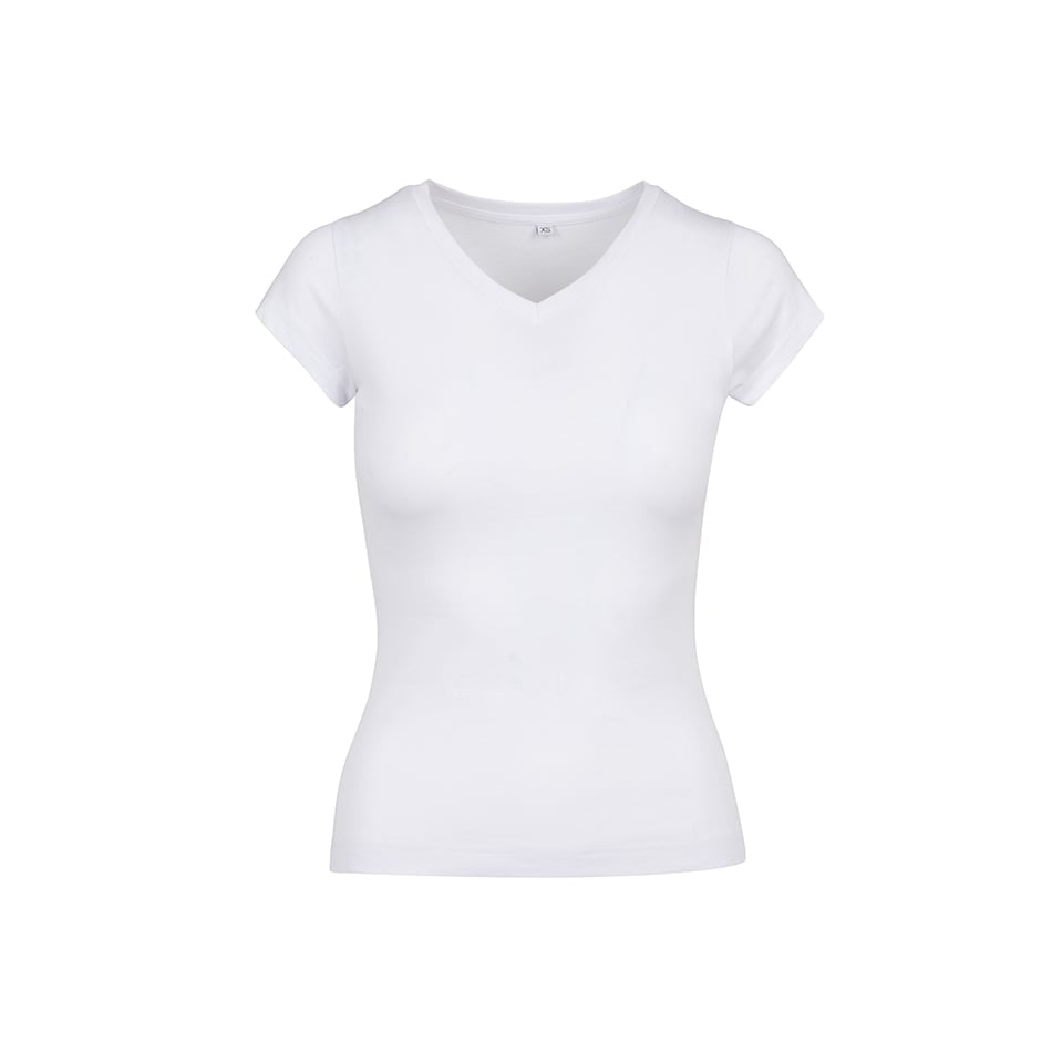 Damska klasyczna koszulka biała Build Your Brand BY062