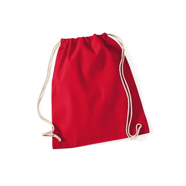 Classic Red - Worek festiwalowy Cotton Gym