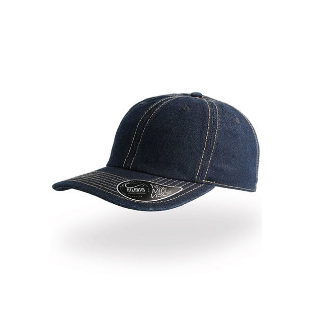 jeansowa czapka dad hat atlantis