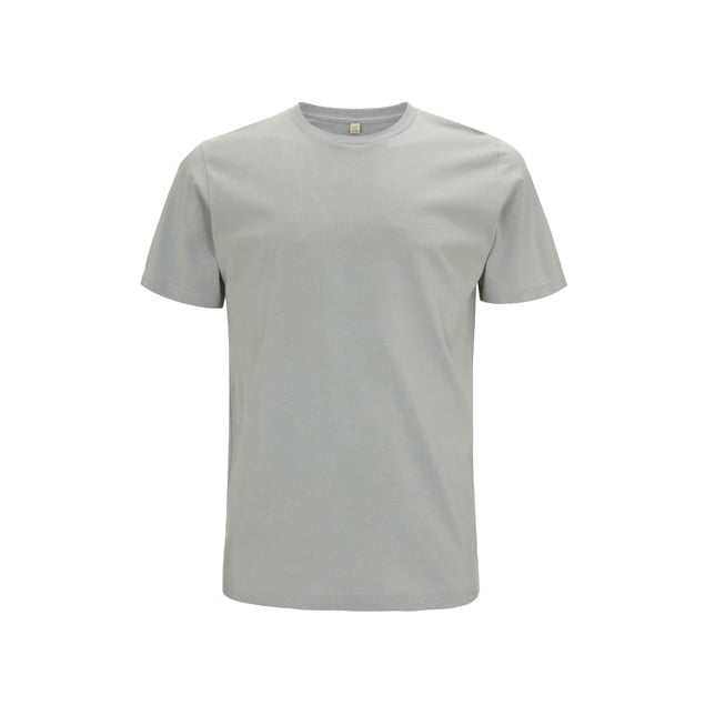 Jasnoszary organiczny t-shirt unisex Continental EP01 - własne hafty na koszulkach