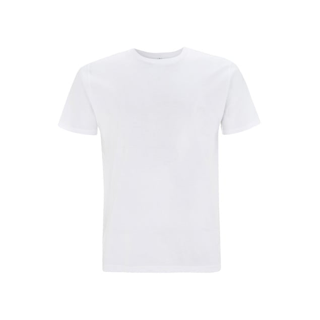 Biały organiczny t-shirt unisex Continental EP01 - własne hafty na koszulkach