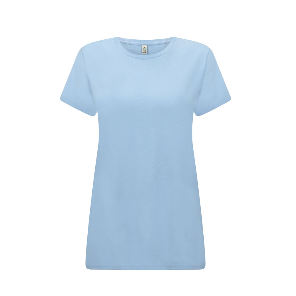 Jasnoniebieski klasyczny t-shirt damski Continental EP02