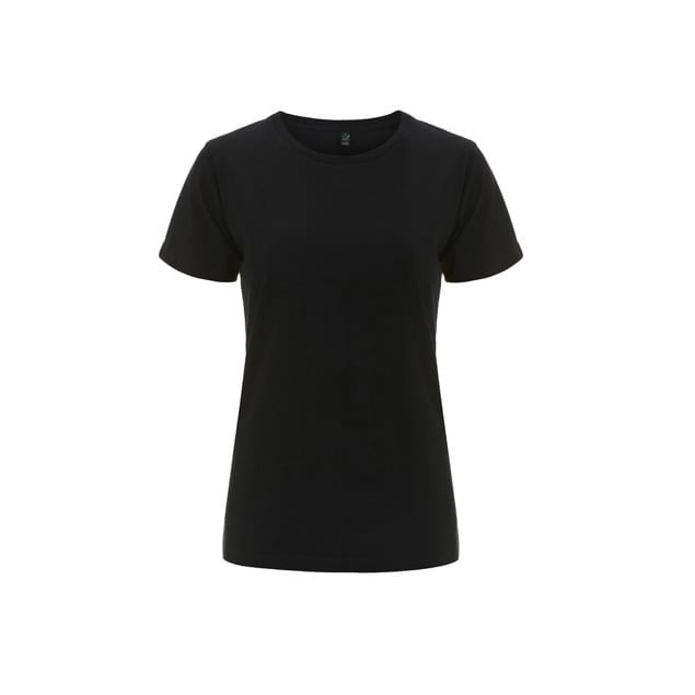 Czarny klasyczny t-shirt damski Continental EP02