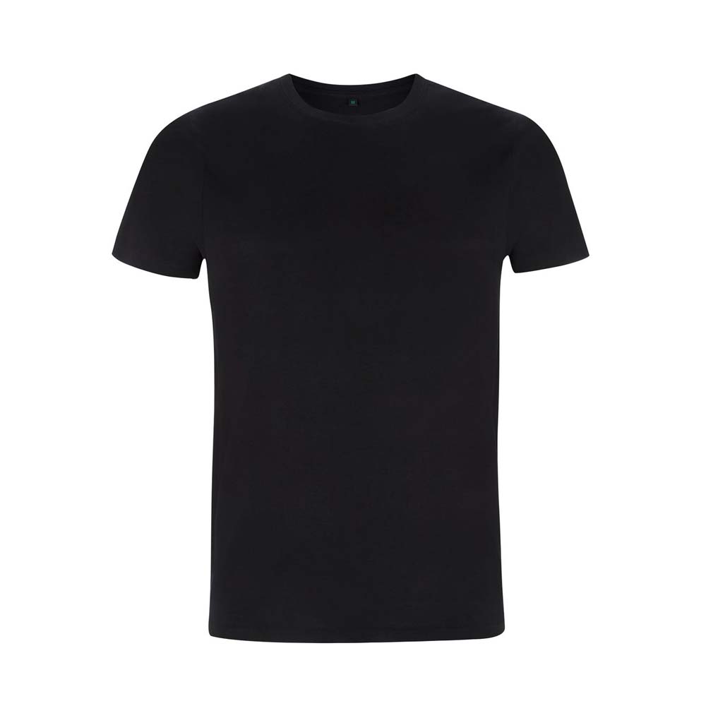 Organiczna koszulka z własnym haftem lub nadrukiem firmowym - t-shirt unisex czarny EP100