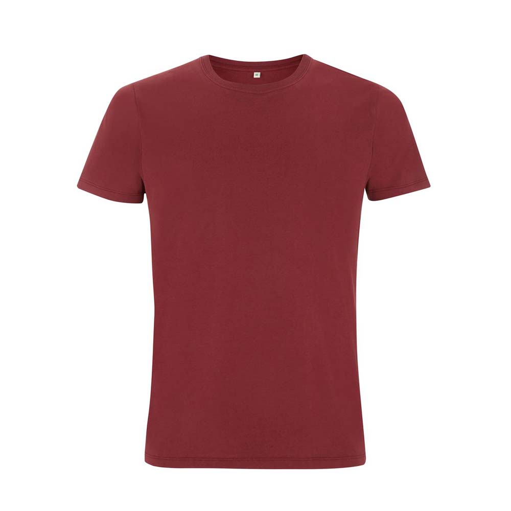 Organiczna koszulka z własnym haftem lub nadrukiem firmowym - t-shirt unisex czerwony EP100