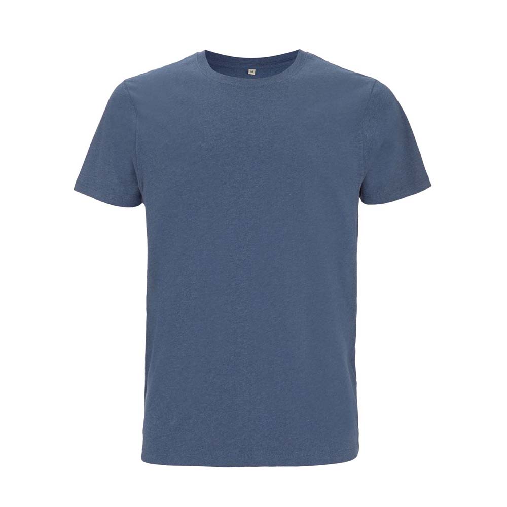 Organiczna koszulka z własnym haftem lub nadrukiem firmowym - t-shirt unisex niebieski EP100