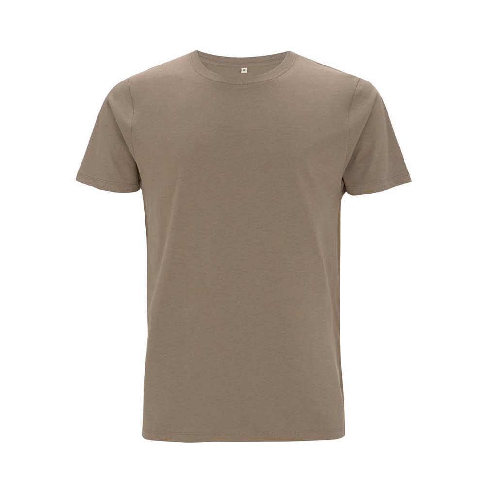 Organiczna koszulka z własnym haftem lub nadrukiem firmowym - t-shirt unisex kawowy EP100